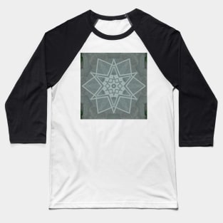 Reverse Graffitti Kaleidoscope Pattern (Seamless) 6 Baseball T-Shirt